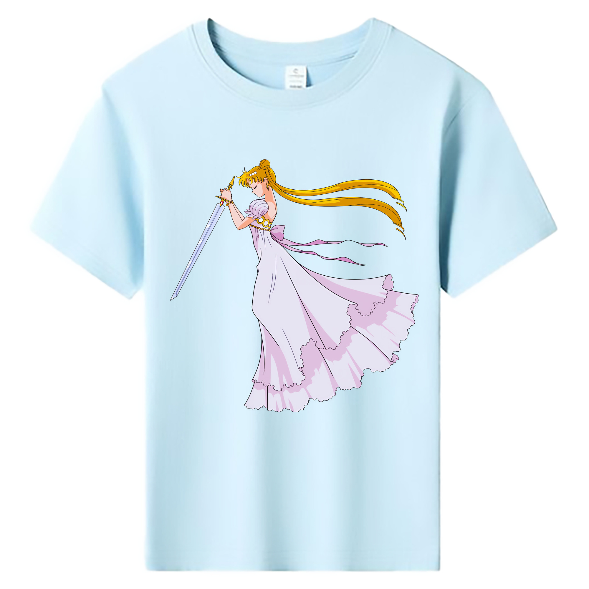 （画像用） 美少女戦士セーラームーン 愛野 美奈子 あいの みなこ Sailor Moon Aino Minako 綿100％キッズTシャツ（フロントプリント）